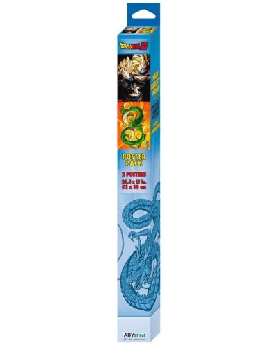 Комплект мини плакати GB eye Animation: Dragon Ball Z - Goku & Shenron - 4