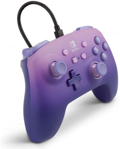 Контролер PowerA - Enhanced за Nintendo Switch, Lilac Fantasy - 3