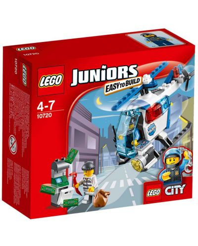 Конструктор LEGO Juniors - Преследване с полицейски хеликоптер (10720)