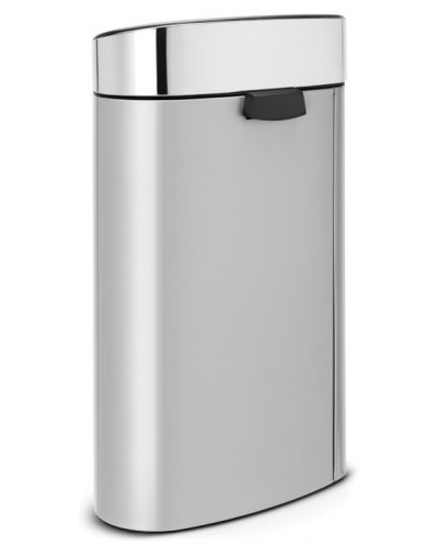 Кош за отпадъци Brabantia - Touch Bin New, 40 l, Metallic Grey, капак металик - 3