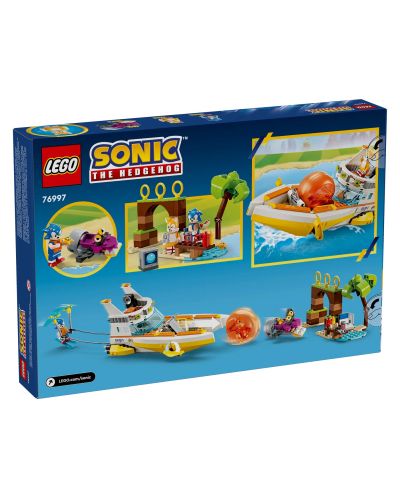 Конструктор LEGO Sonic - Приключенската лодка на Тейлс (76997) - 2