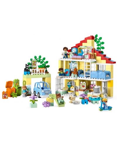 Конструктор LEGO Duplo - Семейна къща 3 в 1 (10994) - 2
