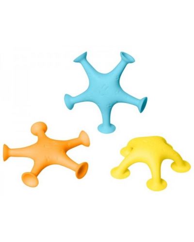 Комплект играчки за баня Ubbi - Морски звезди, 3 броя - 4