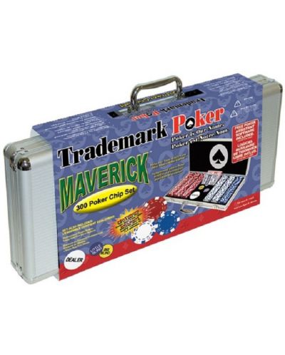 Комплект за покер - Maverick Poker Set 300 (Алуминиева кутия) - 1