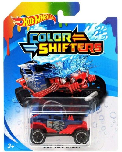 Количка с променящ се цвят Hot Wheels Colour Shifters - Baja Bone Shaker, 1:64 - 1