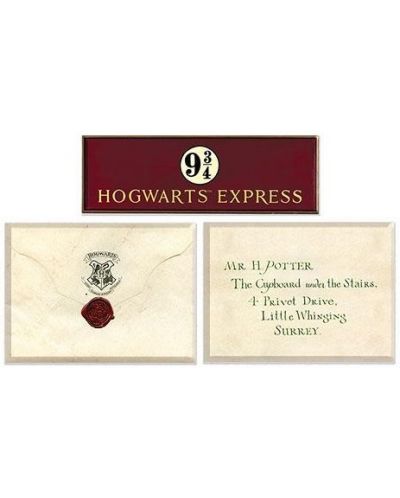 Комплект магнити Cine Replicas Movies: Harry Potter - Acceptance Letter & Hogwarts Express - 2