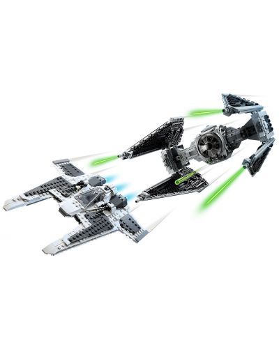 Конструктор LEGO Star Wars - Мандалорски изтребител срещу Тай прехващач (75348) - 3
