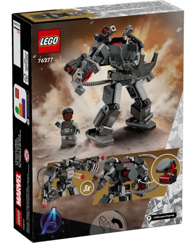 Конструктор LEGO Marvel Super Heroes - Роботът на Военна машина (76277) - 6