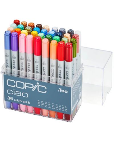 Комплект маркери Too Copic Ciao - Set B, 36 цвята - 1