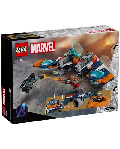 Конструктор LEGO Marvel Super Heroes - Корабът Warbird на Ракета срещу Ронан (76278) - 9
