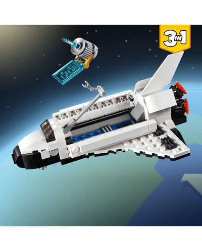 Конструктор LEGO Creator 3 в 1 - Транспортьор за совалки (31091) - 5