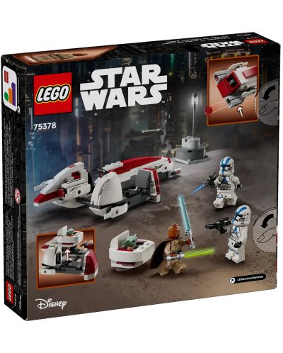 Конструктор LEGO Star Wars - Бягство с BARC Speeder (75378) - 9