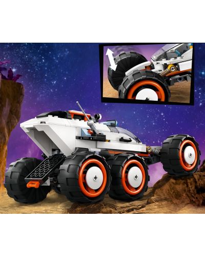 Конструктор LEGO City - Космически изследователски всъдеход и извънземен живот (60431) - 7