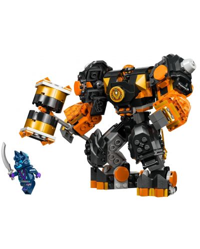 Конструктор LEGO Ninjago - Стихийният земен робот на Коул (71806) - 2
