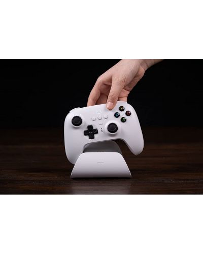 Контролер 8BitDo - Ultimate 2.4g Controller with Charging Dock, за PC, бял - 6