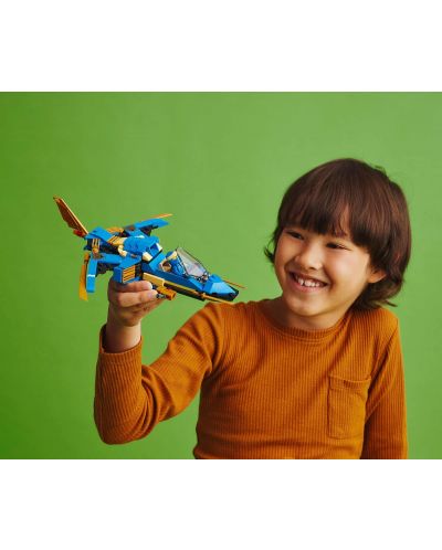 Конструктор LEGO Ninjago - Светкавичният самолет на Джей (71784) - 6