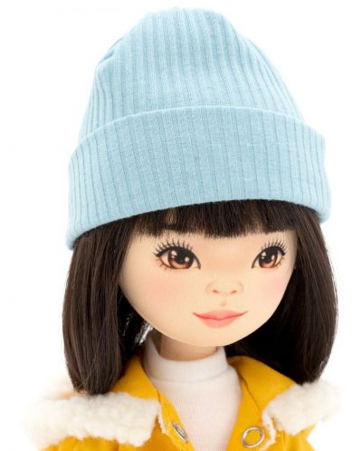 Комплект дрехи за кукла Orange Toys Sweet Sisters - Парка в цвят горчица - 4