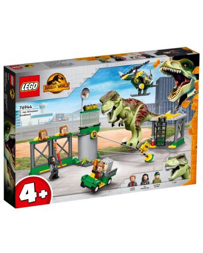 Конструктор LEGO Jurassic World - Бягство на Т-Рекс (76944) - 1