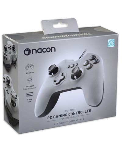 Контролер Nacon - GC-100XF, сив (PC) - 2