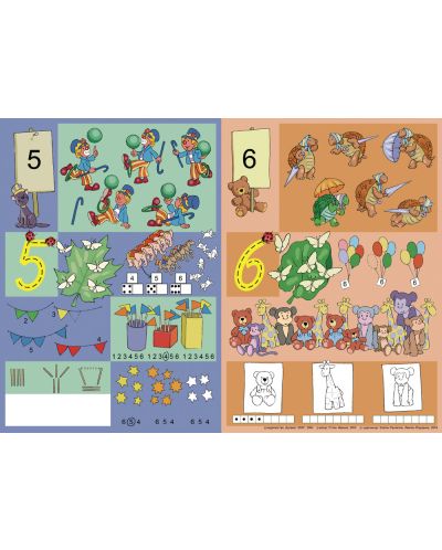 Комплект нагледни материали за подготвителна група на детската градина - 1