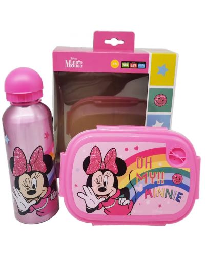Комплект бутилка и кутия за храна Disney - Oh My Minnie - 2
