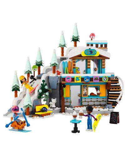 Конструктор LEGO Friends - Ски писта и кафене (41756) - 2