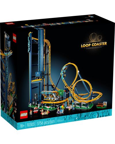 Конструктор LEGO Icons - Увеселителен парк с лупинги (10303) - 1