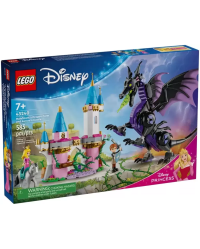 Конструктор LEGO Disney - Maleficent във формата на дракон (43240)  - 1