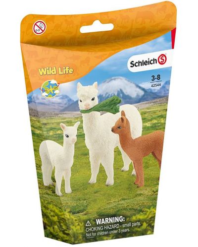 Комплект фигурки Schleich Wild Life - Лами алпака - 2