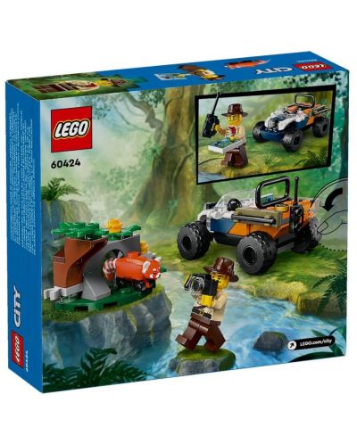 Конструктор LEGO City - Изследовател на джунглата с ATV (60424) - 5