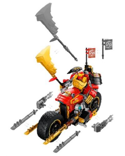 Конструктор LEGO Ninjago - Роботът нападател на Кай (71783) - 4