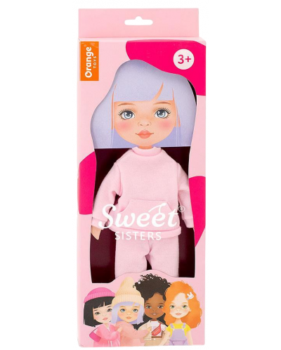 Комплект дрехи за кукла Orange Toys Sweet Sisters - Розов анцуг - 1