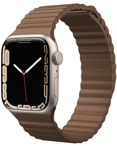 Каишка Next One - Loop Leather, Apple Watch, 42/44 mm, кафява - 2