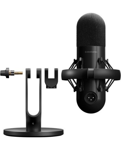Комплект микрофон и миксер SteelSeries - Alias Pro, черен - 3
