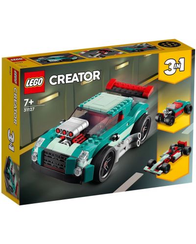 Конструктор LEGO Creator 3 в 1 - Състезателен автомобил (31127) - 1
