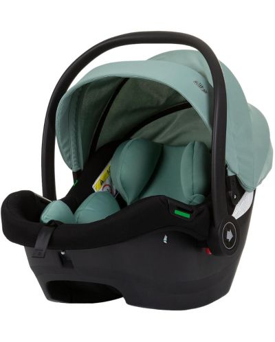 Комбинирана бебешка количка Chipolino - Елит, пастелно зелена - 8