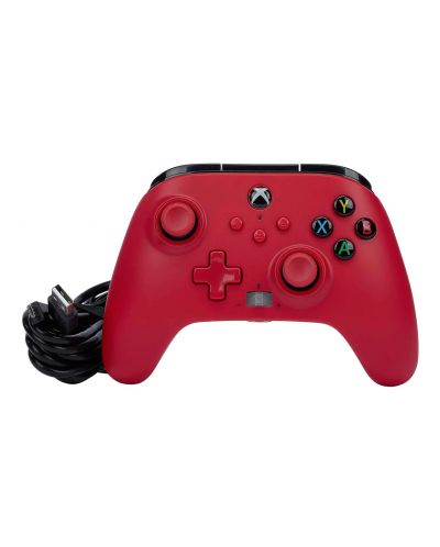 Контролер PowerA - Enhanced, жичен, за Xbox One/Series X/S, Artisan Red - 7
