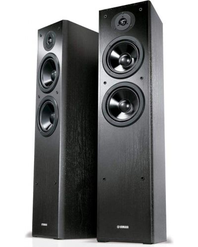 Комплект аудио система и ресийвър Yamaha - NS-F51 + R-S202, черен - 5