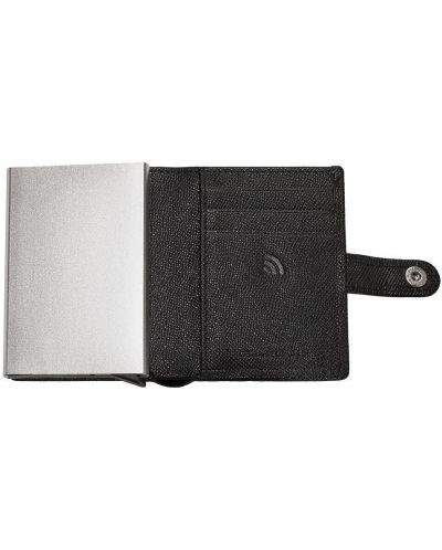 Компактен портфейл Zippo Saffiano - RFID защита, черен - 3