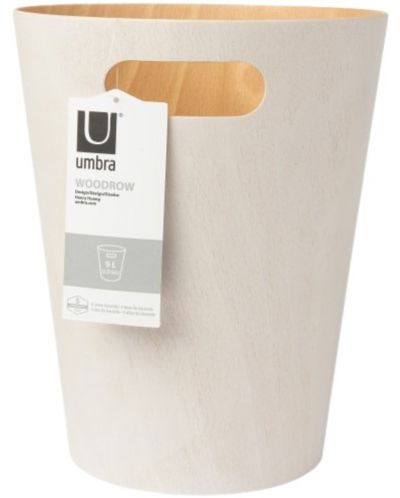 Кош за боклук Umbra - Woodrow, 7.5 L, бял - 3