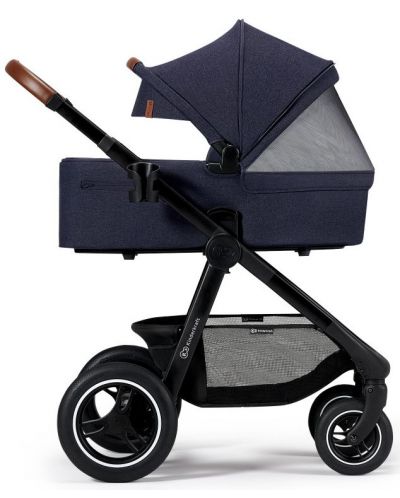 Комбинирана бебешка количка 2 в 1 KinderKraft - Everyday, синя - 3