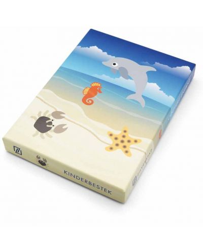 Комплект детски прибори за хранене Zilverstad - Морски живот, 4 части - 4