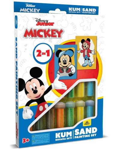 Комплект за оцветяване с пясък Red Castle - Mickey Junior - 1
