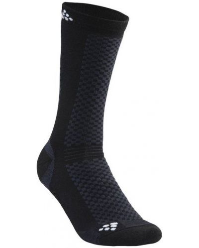 Комплект чорапи Craft - Warm Mid, 2 чифта , черни - 1