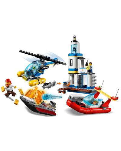 Конструктор LEGO City -  Морска полиция и пожарна мисия (60308) - 3