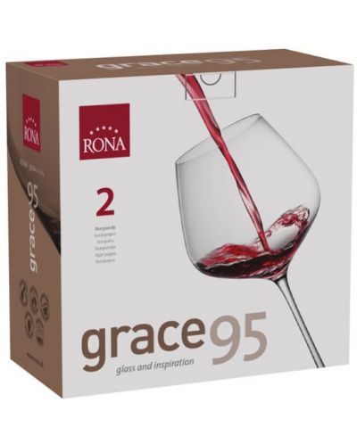 Комплект чаши за вино Rona - Grace 6835, 2 броя x 950 ml - 2