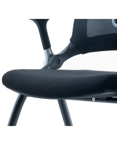 Комплект посетителски столове RFG - Swiss, 2 броя, черни - 3