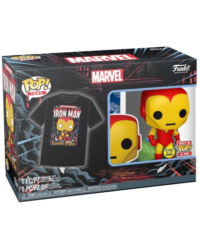 Комплект Funko POP! Collector's Box: Marvel - Holiday Iron Man (Glows in the Dark) - 5