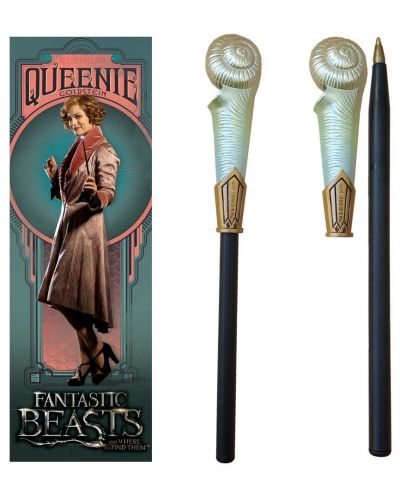 Комплект химикалка и разделител за книги The Noble Collection Movies: Fantastic Beasts - Queenie Goldstein - 1