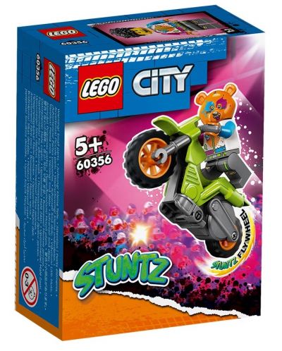 Конструктор LEGO City - Stuntz, Мечешки каскадьорски мотоциклет (60356) - 1